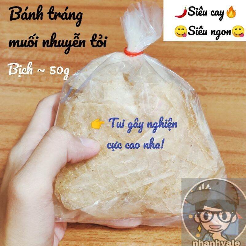 Bánh tráng muối nhuyễn tỏi nghiện siêu cay - siêu ngon