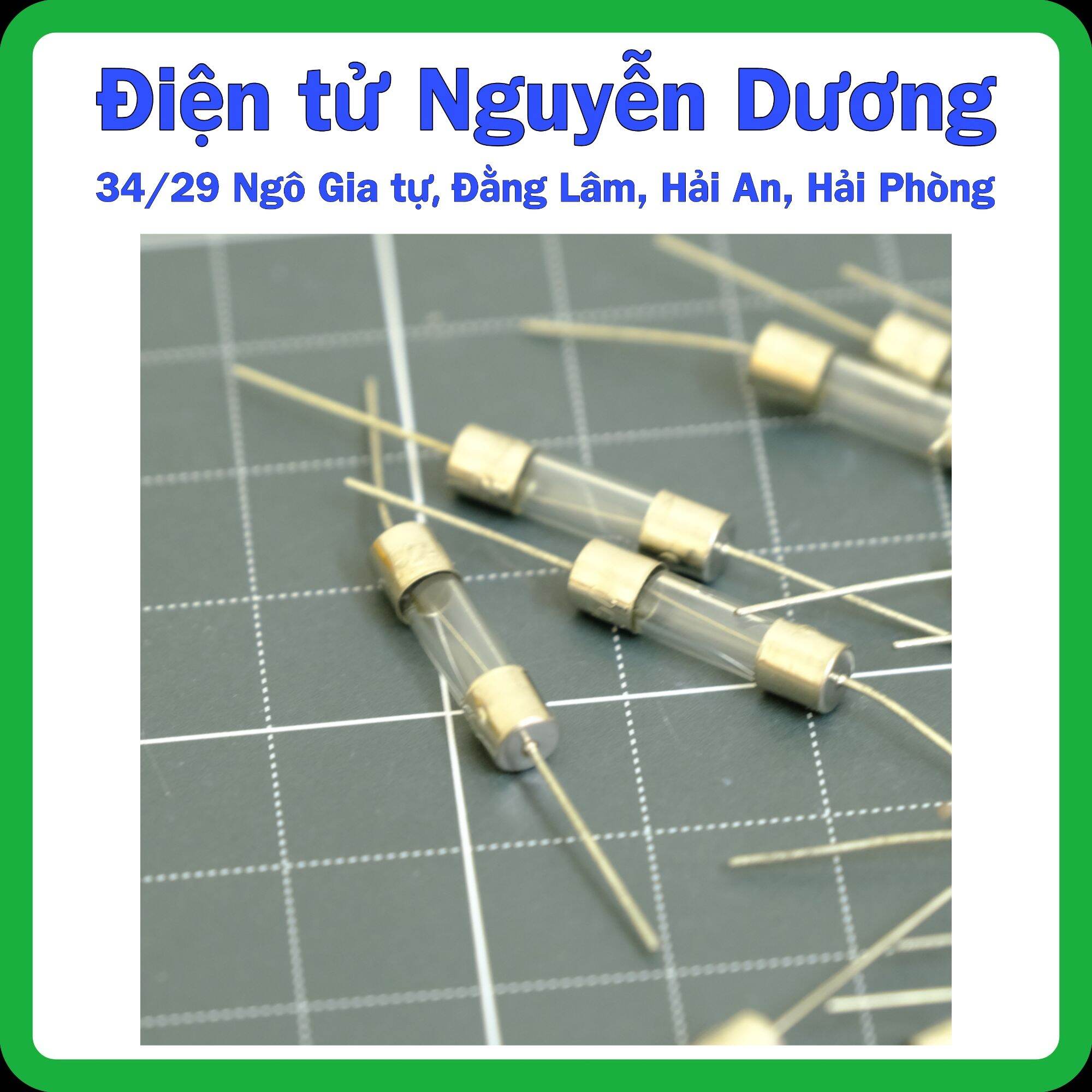 Cầu chì ống 5X20mm gắn dây