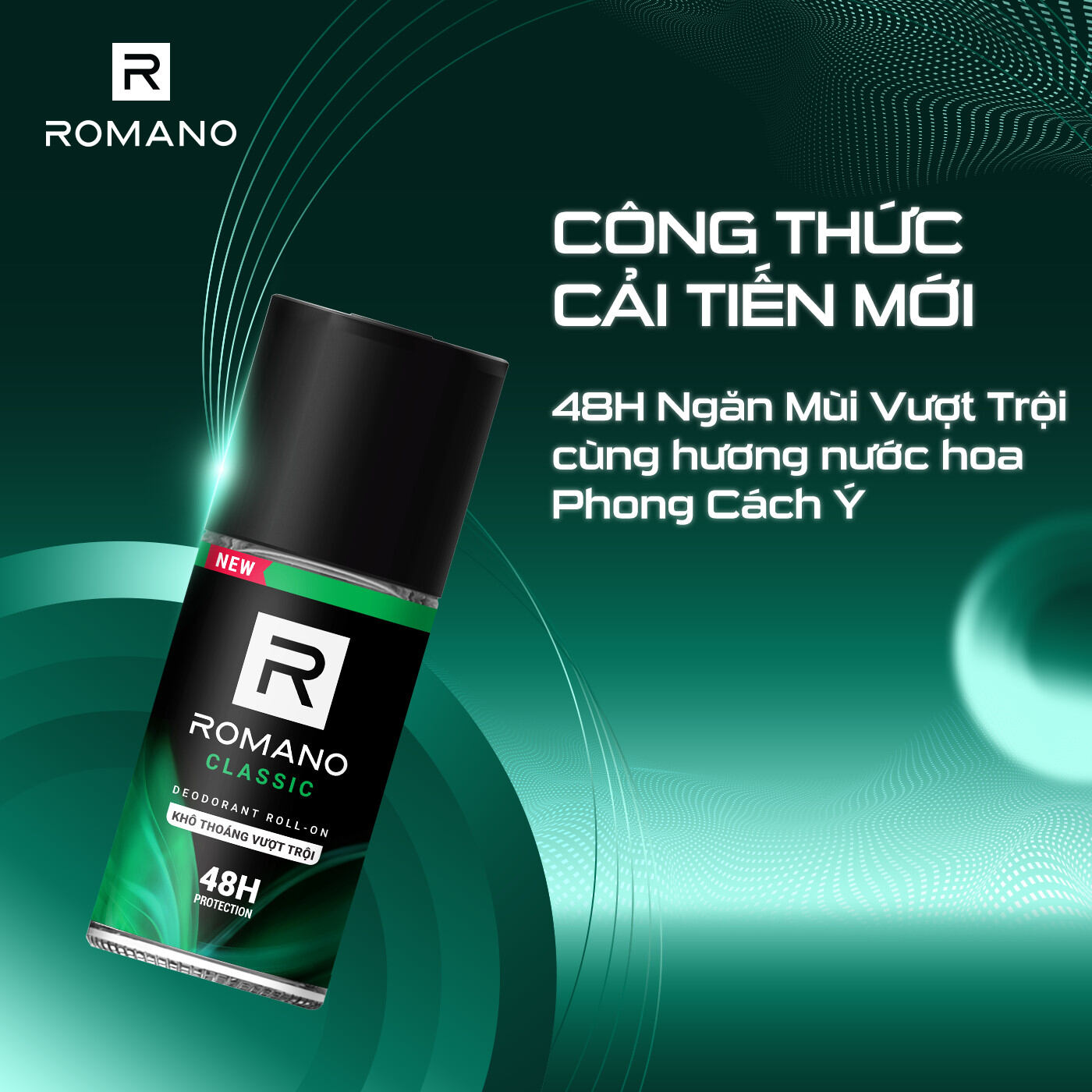 Lăn khử mùi Romano Classic 50ml.