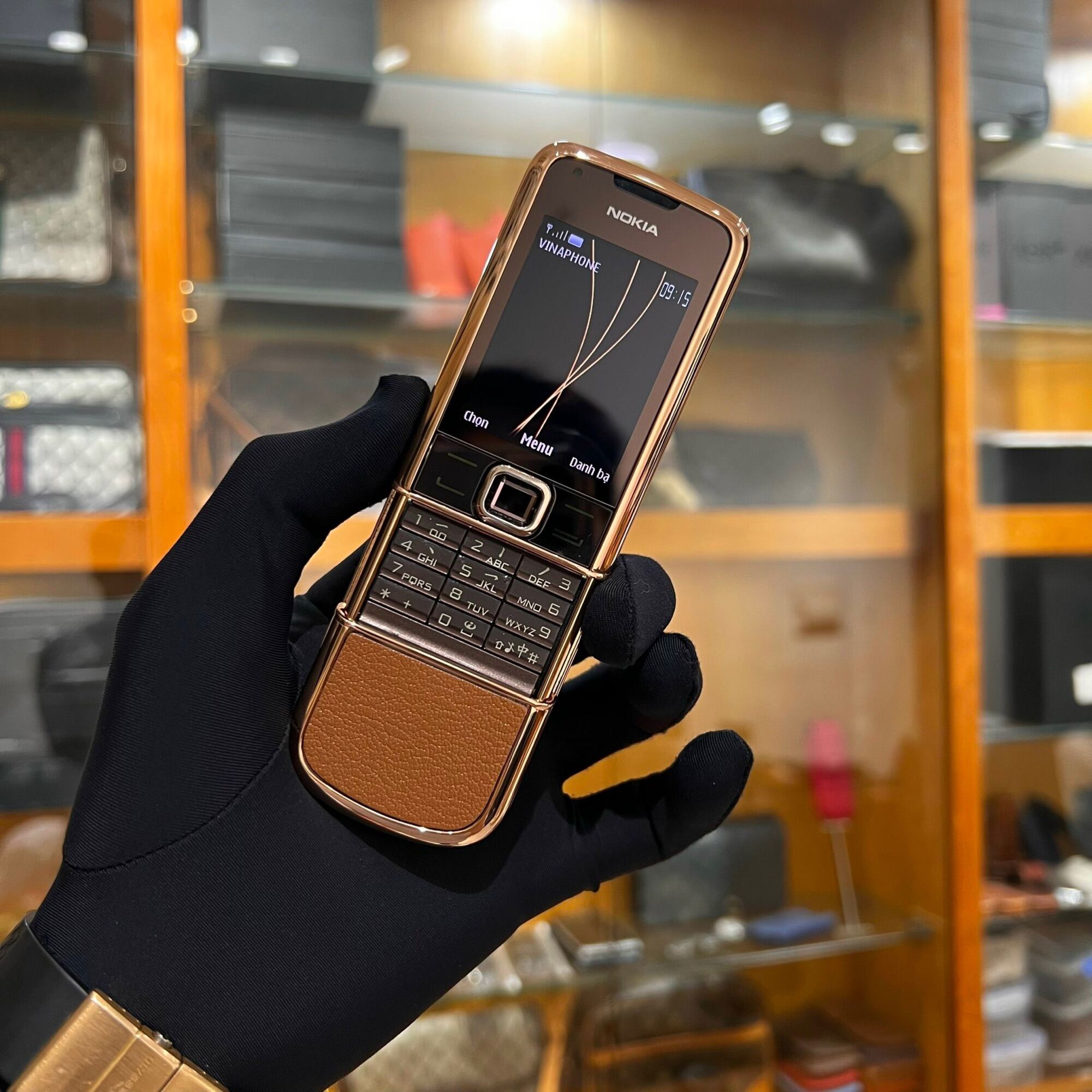 Nokia 8800 zin mạ vàng hồng
