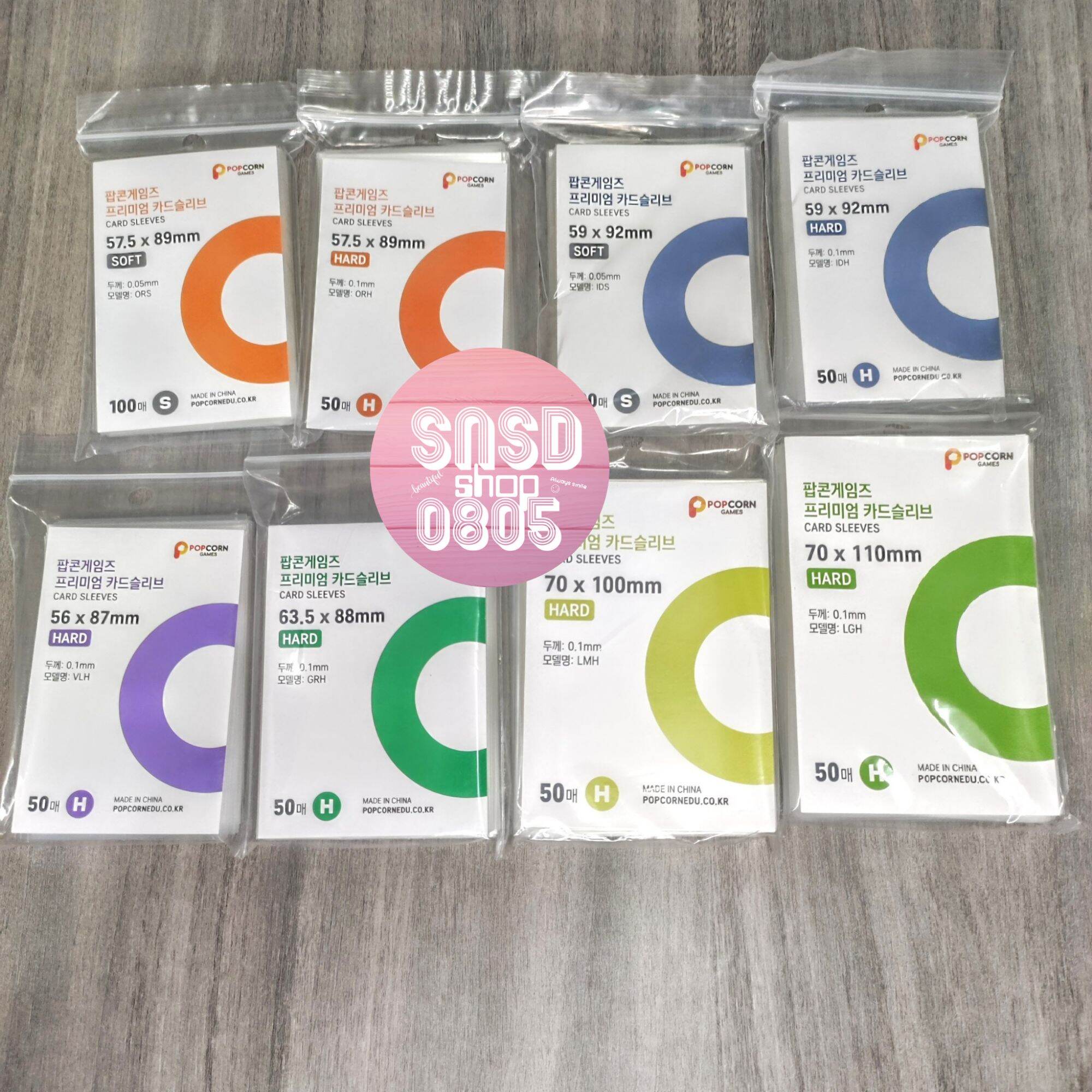 ❌ Hard ❌ Sleeve Popcorn Bọc Photocard, Mini Photocard, Các Loại Thẻ Bài Kpop, Pokémon, Yugioh