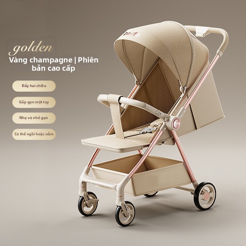 Landscape Reversible Portable Folding Baby Stroller - 7