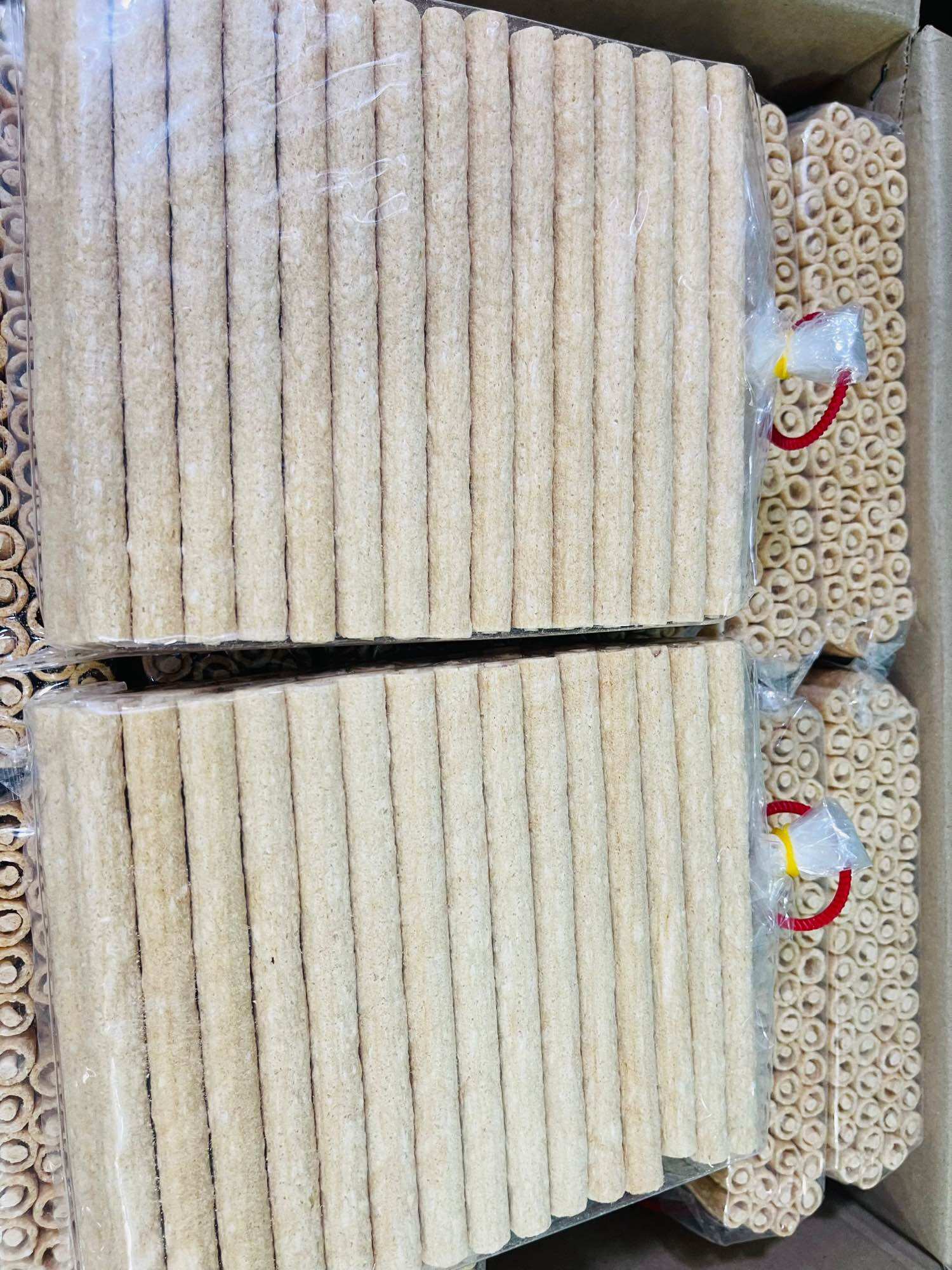 Bánh ống ngũ cốc gạo lứt 60 ống xoắn món ăn tuổi thơ