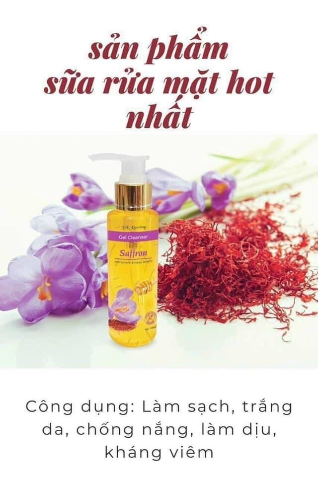 Sữa rửa mặt safron mật ong 5in1 hàng Uk chính hãng 100ml