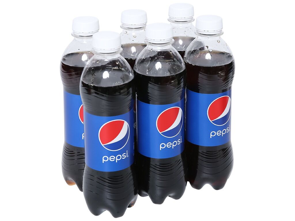 Lốc 6 chai Nước ngọt Pepsi 390ml