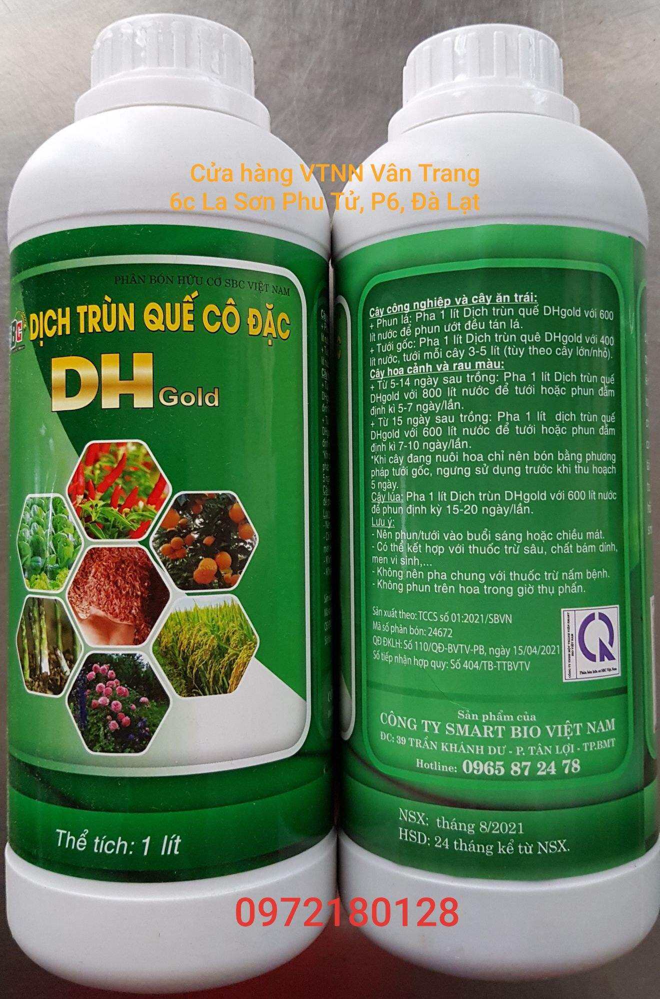 Dịch trùn quế cô đặc DH Gold hiệu quả cao với chi phí thấp