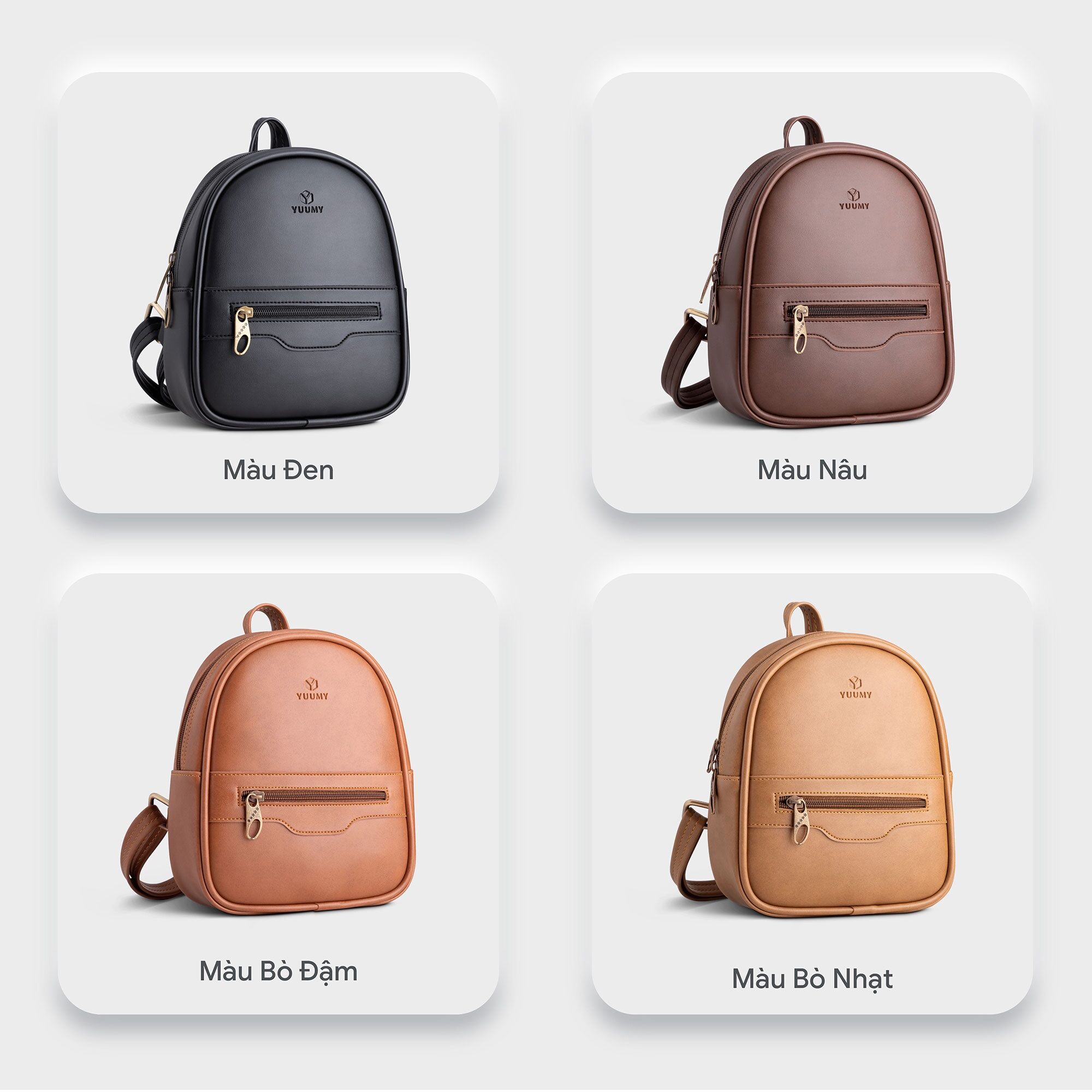 Balo nữ mini da mềm mellow yba44 - yuumy