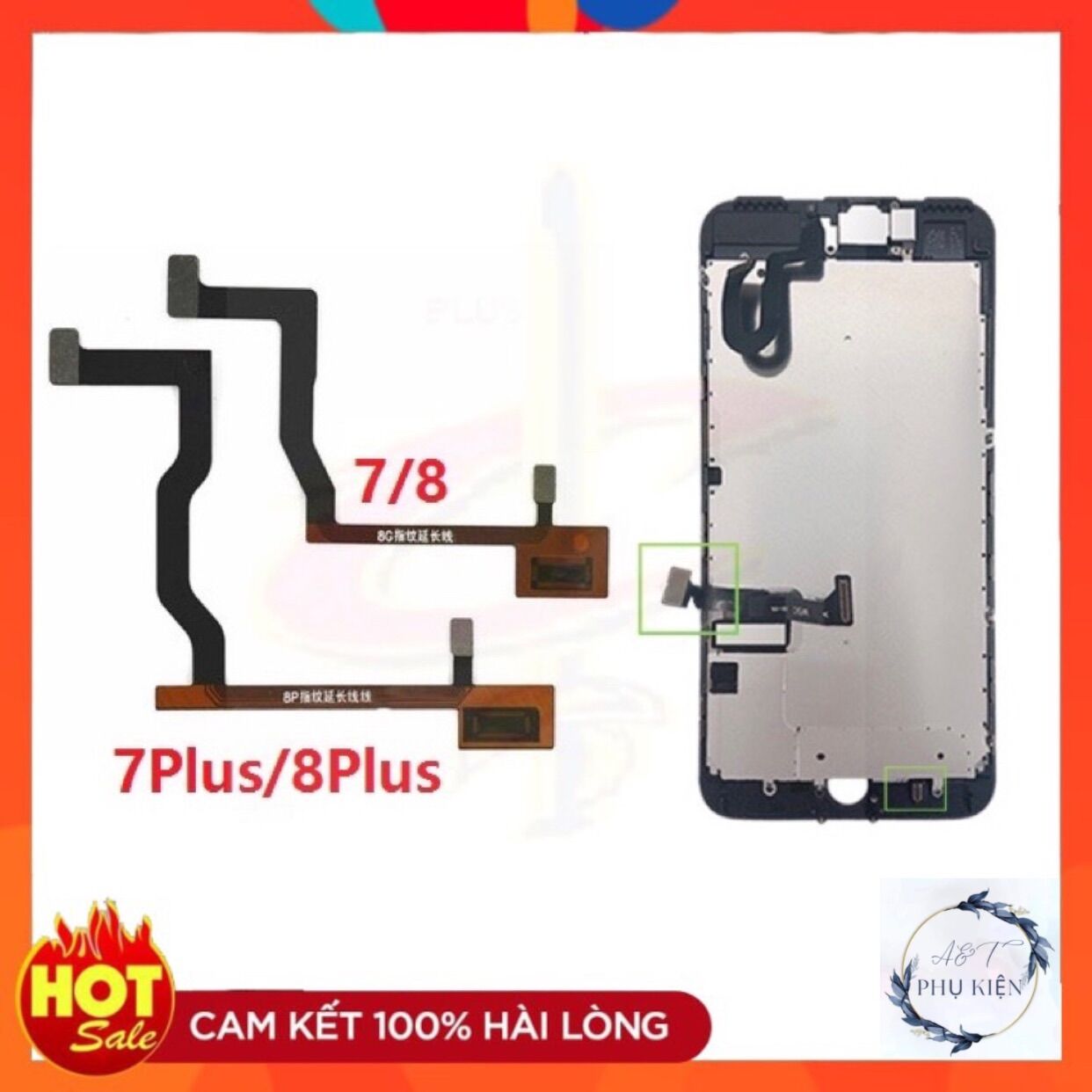 Cáp home vân tay cho iphone 7/ 7 plus/ 8/ 8 8 plus