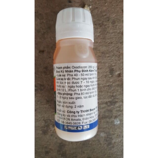 Thuốc trừ cỏ rau, cỏ mầm Ronstar 25EC