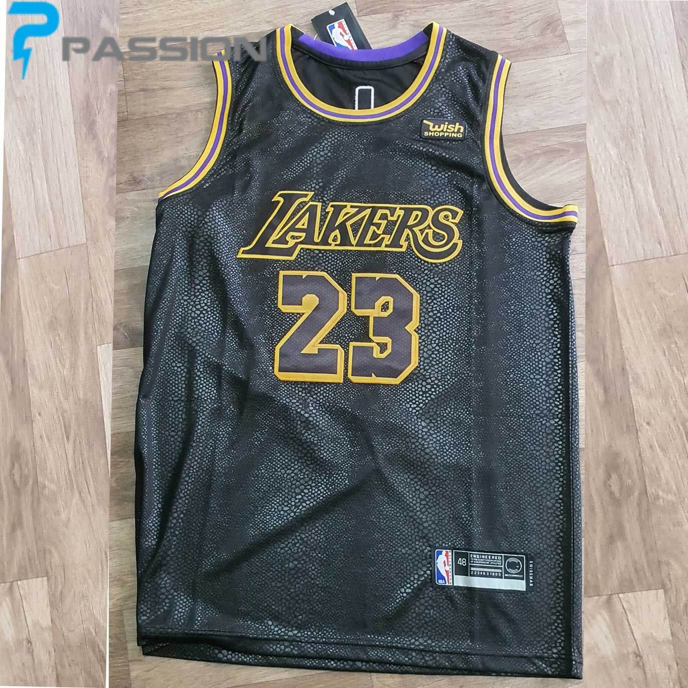 Áo bóng rổ lakers thêu cao cấp nba13