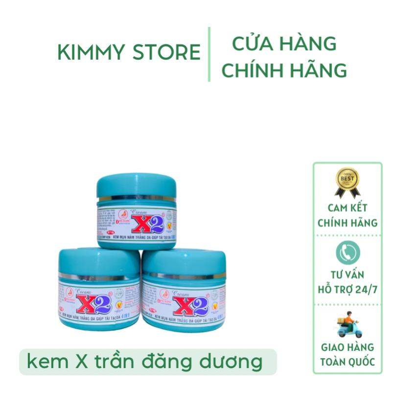 01 hộp kem trắng da mụn nám X2 đăng dương