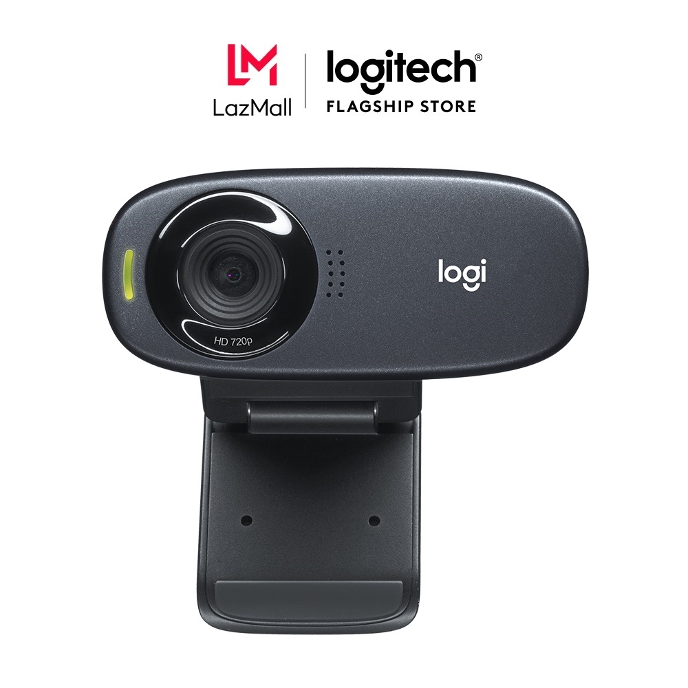 Webcam Logitech C310 720p HD - Góc cam 60 độ, micro giảm ồn, tự động chỉnh sáng cho Video Call, chụp ảnh 5MB, phù hợp PC/ Laptop