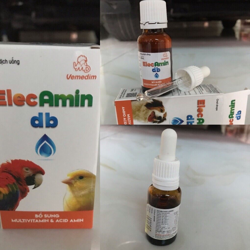 ElecAmin db - Vemedin (Bổ sung Vitamin cho thú cưng)