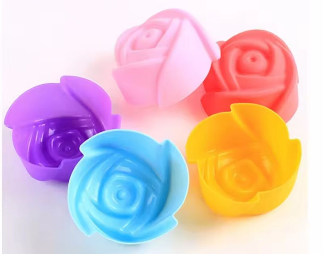 sét 10 khuôn silicon hoa hồng 5cm