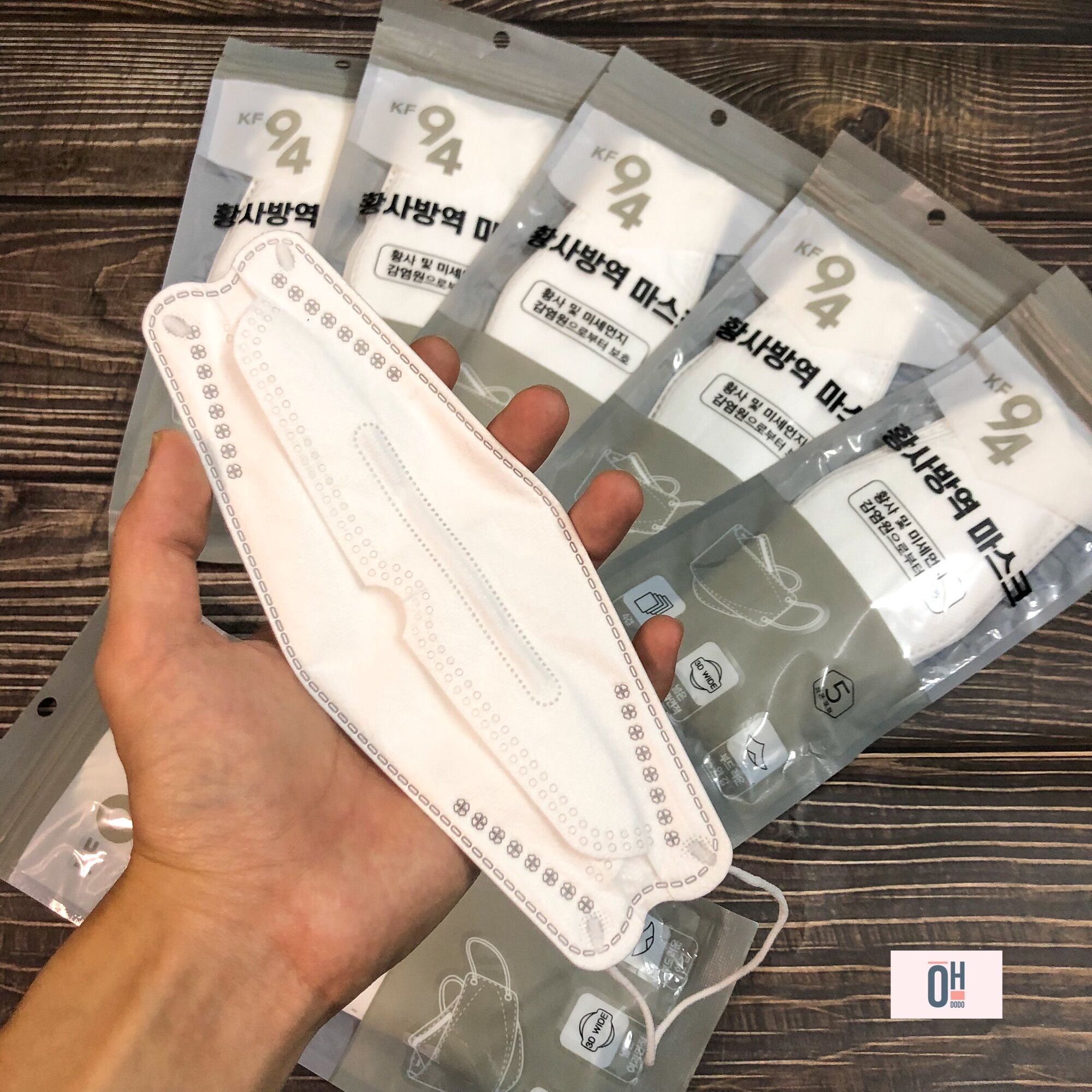 Khẩu trang 4 lớp kf94 Hàn Quốc