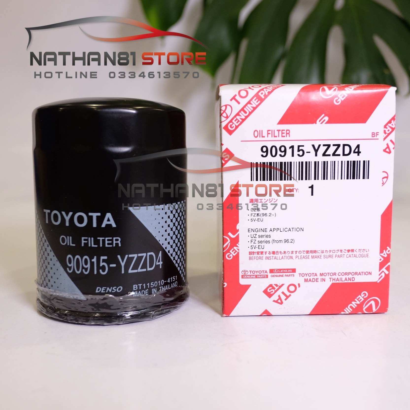 Lọc nhớt Toyota Innova, Fortuner, Hilux, Hiace, Lancruiser, Senna