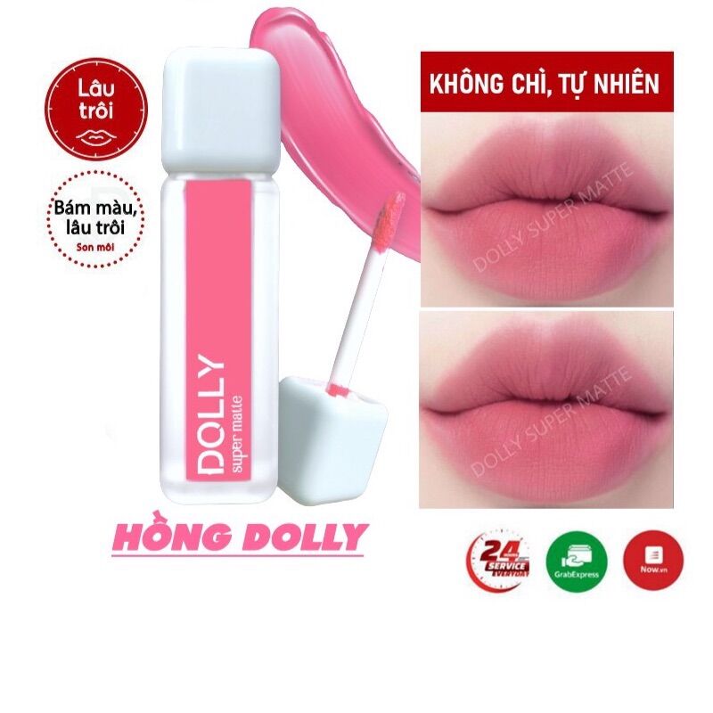 Son dolly DIAMOND full 12 màu, son kem lì