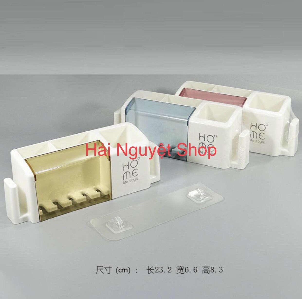 Kệ để bàn chải đánh răng treo tường đa năng