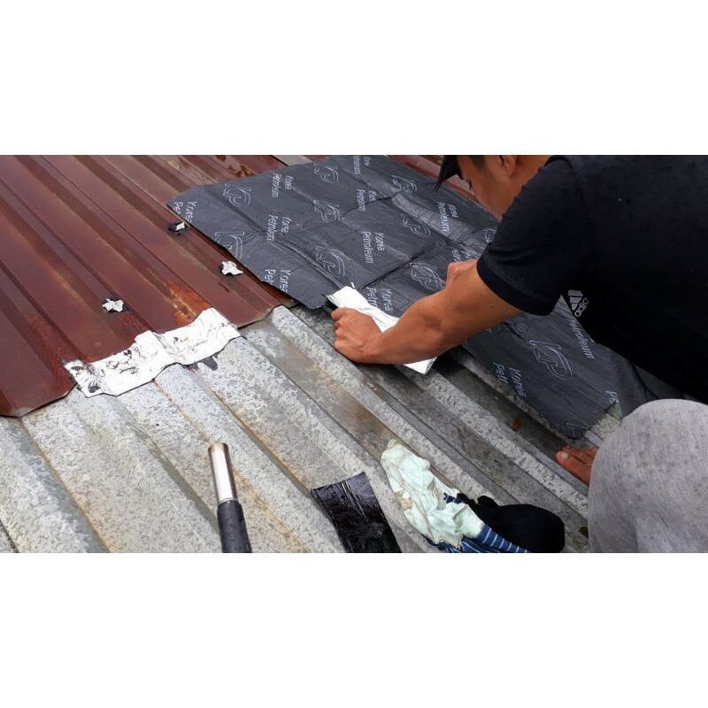 ( loại tốt,dày 1.2mm) Cuộn (15mx1m) keo dán chống thấm, chống dột mái tôn đa năng hàn quốc