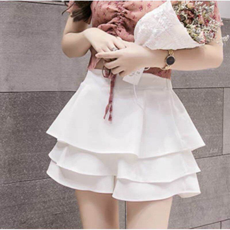 [HCM]Chân Váy 3 Tầng Kèm Quần