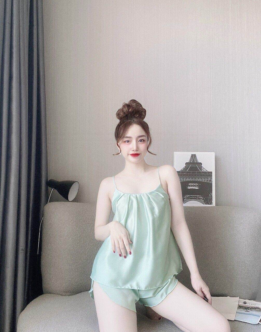 Set bộ ngủ lụa satin cao cấp