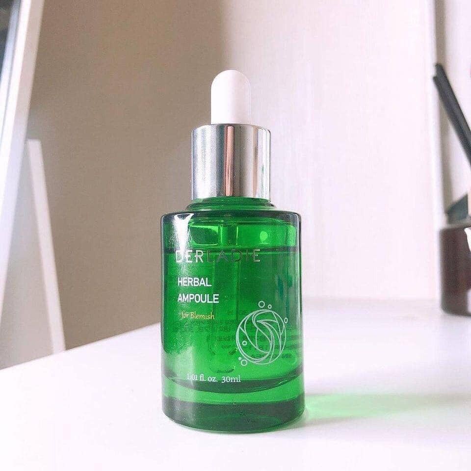 Serum Tràm Trà cho da mụn, da nhạy cảm Derladie Herbal Ampoule - 30ml