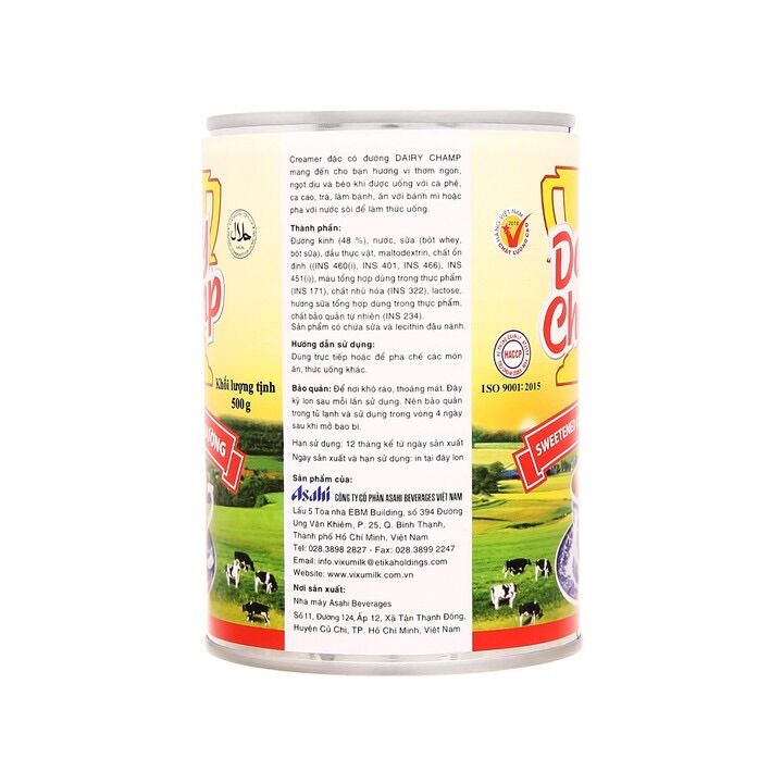 Sữa đặc có đường Dairy Champ lon 1kg
