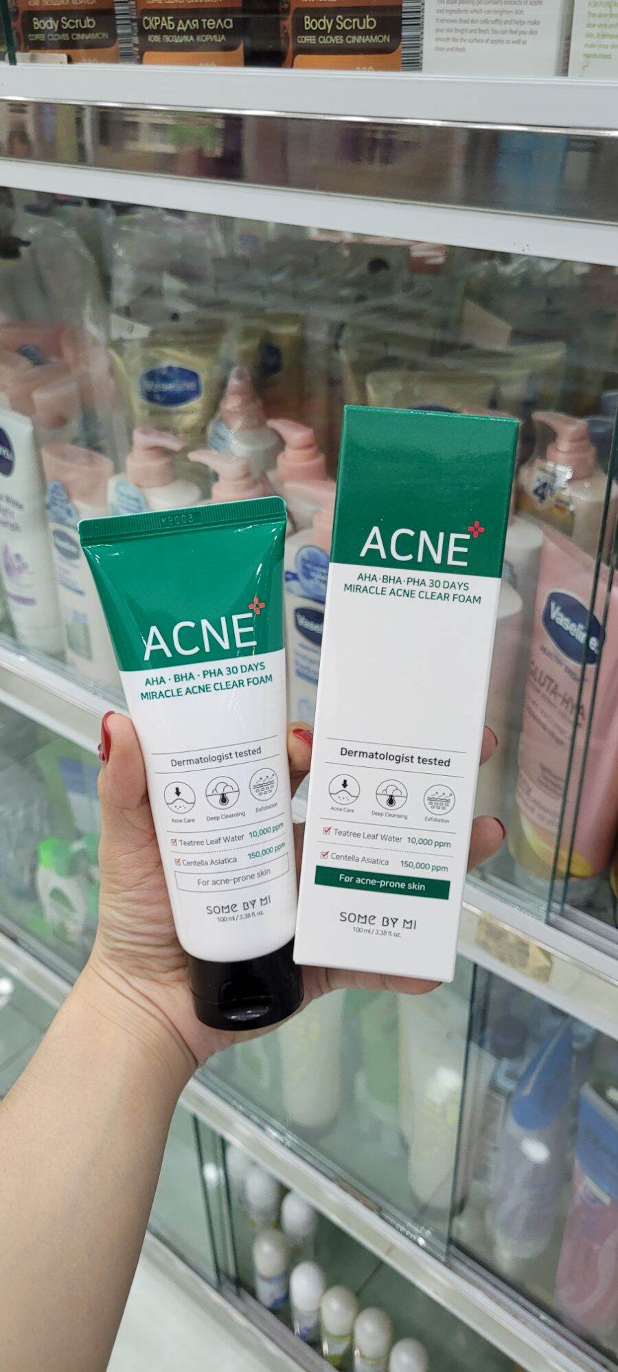 Sữa rửa mặt some by mi aha.bha.pha 30 days miracle acne clear foam 100ml