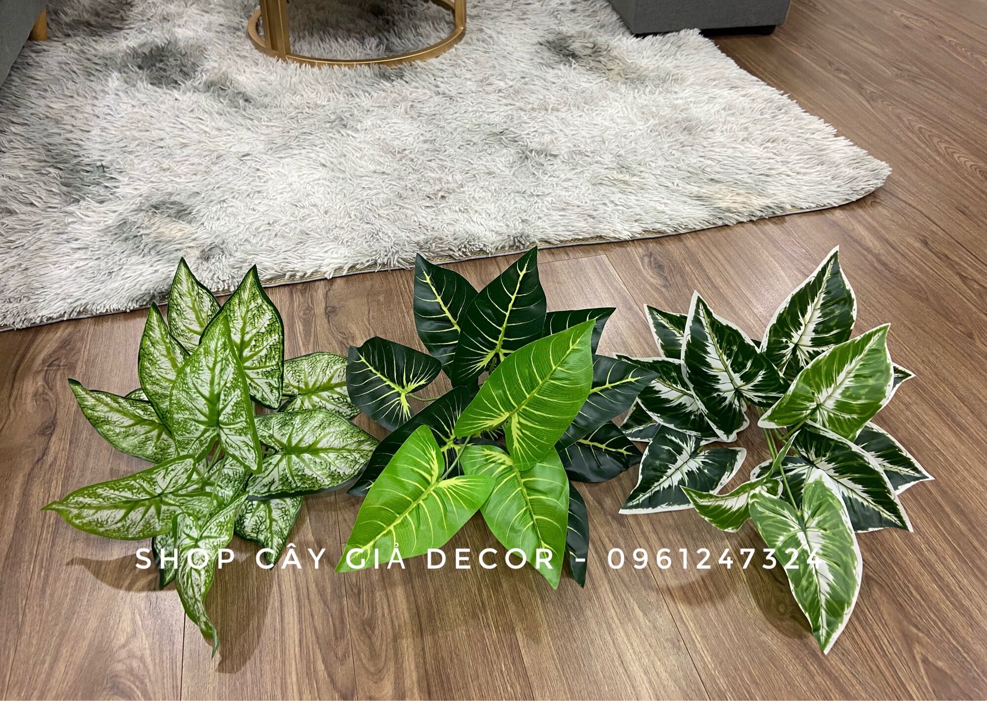 Cây giả - trầu bà sọc 40cm