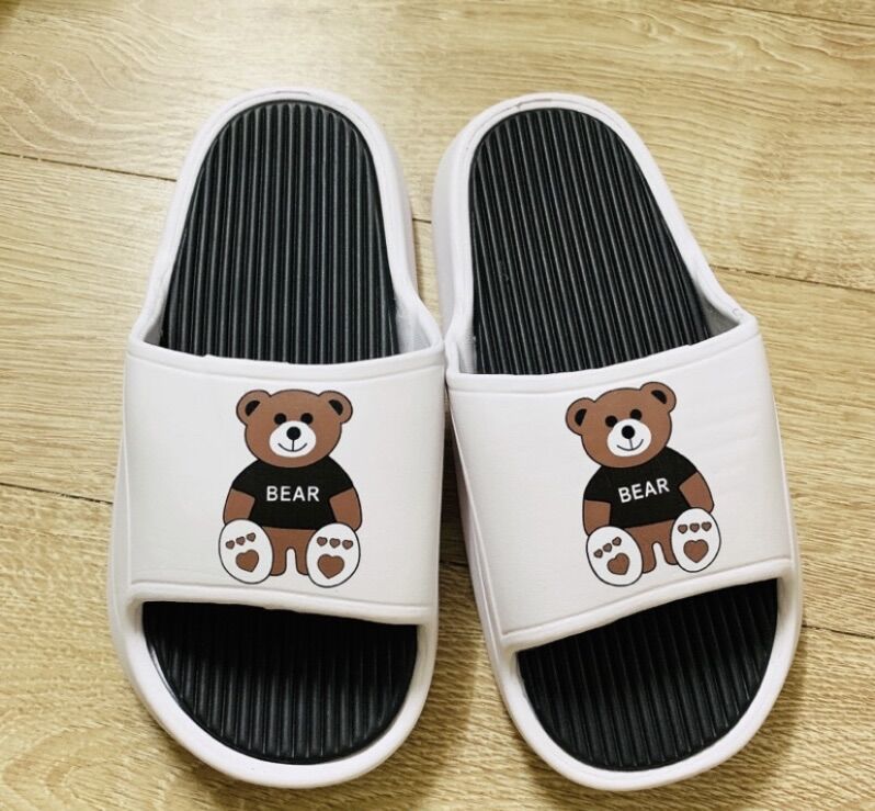 Dép nam bánh mì quai ngang hình gấu bear