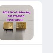 Rơle 5V 6 chân vàng combo 5 cái