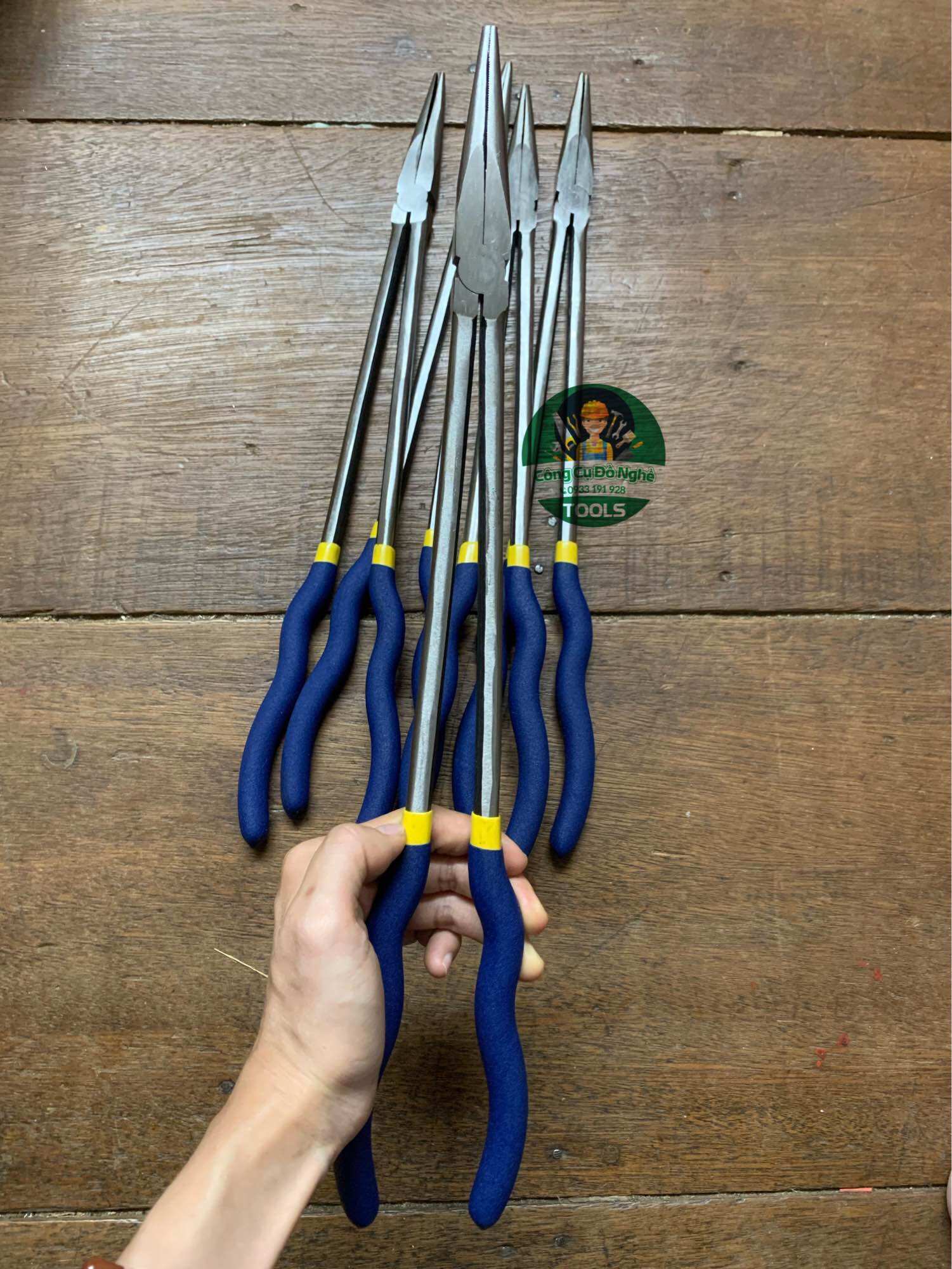 [HCM]kìm (kềm) mũi nhọn thẳng dài 400mm