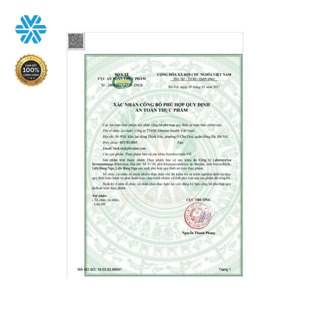 ( Hỗ Trợ Tăng Cường Thị Lực mắt,Thoái Hóa Điểm Vàng ) Thực phẩm bảo vệ sức khỏe Syn 7