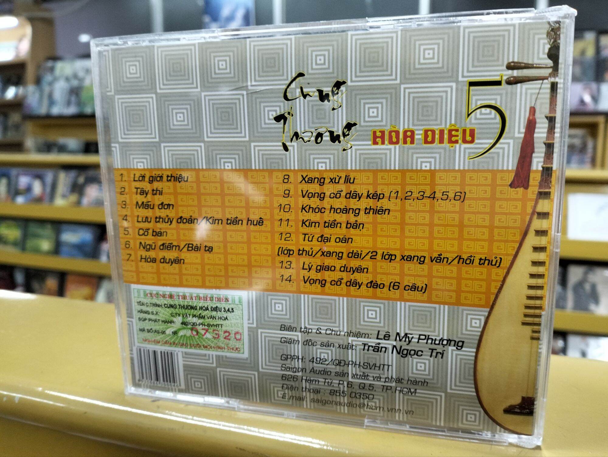 Đĩa CD hoà tấu - Cung thương hoà điệu 5