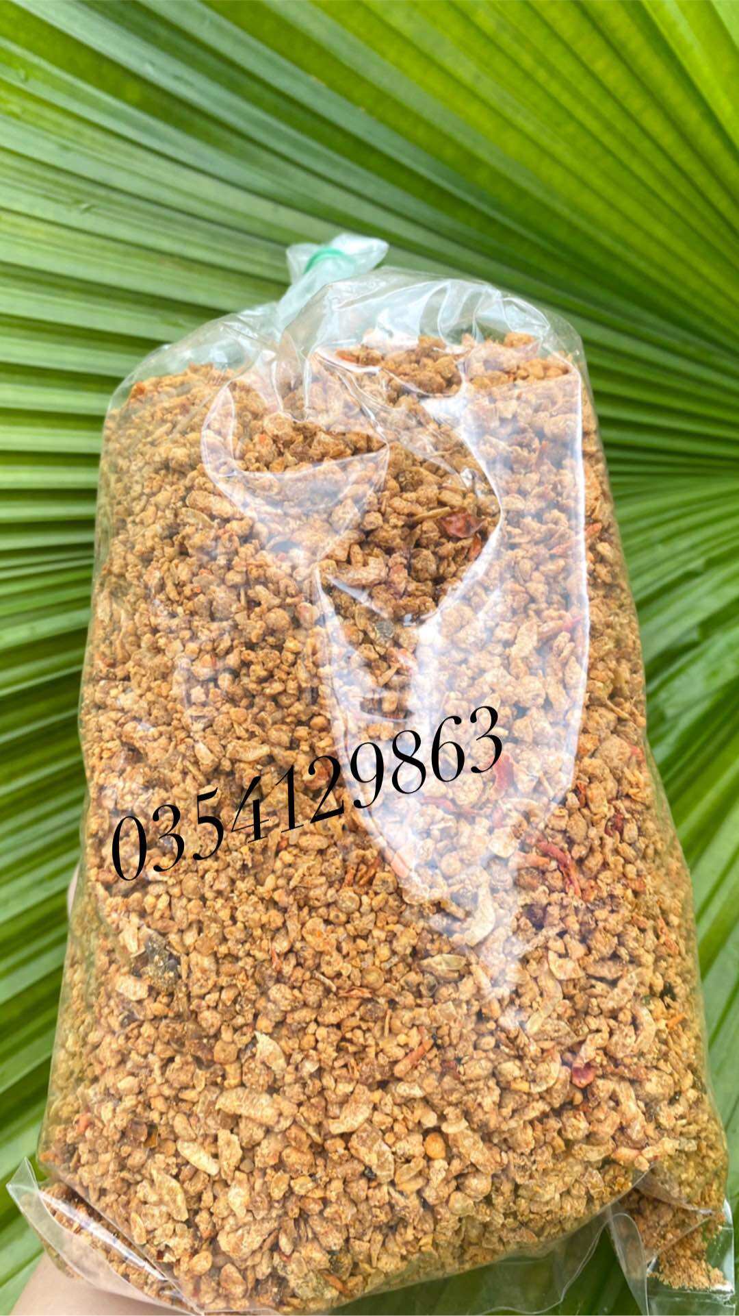 200gr-500gr Muối tôm hạt to thơm giòn Tây Ninh