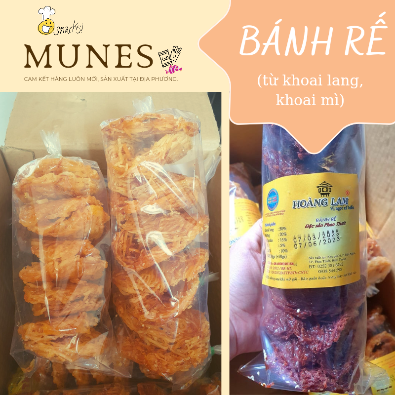 Bánh rế vàng và tím - đặc sản phan thiết