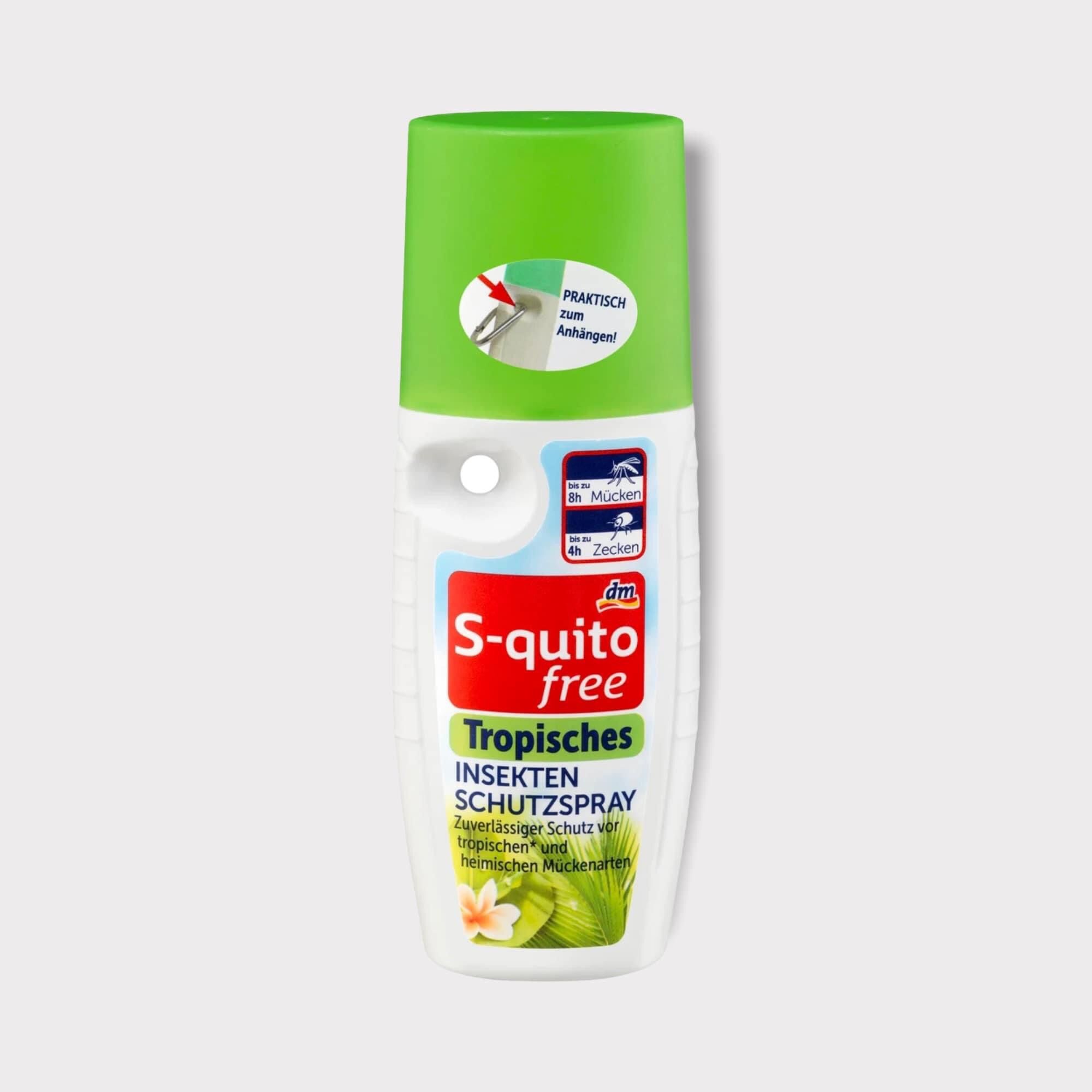 Xịt chống muỗi S-quito Free hiệu quả 48H - Nội địa Đức