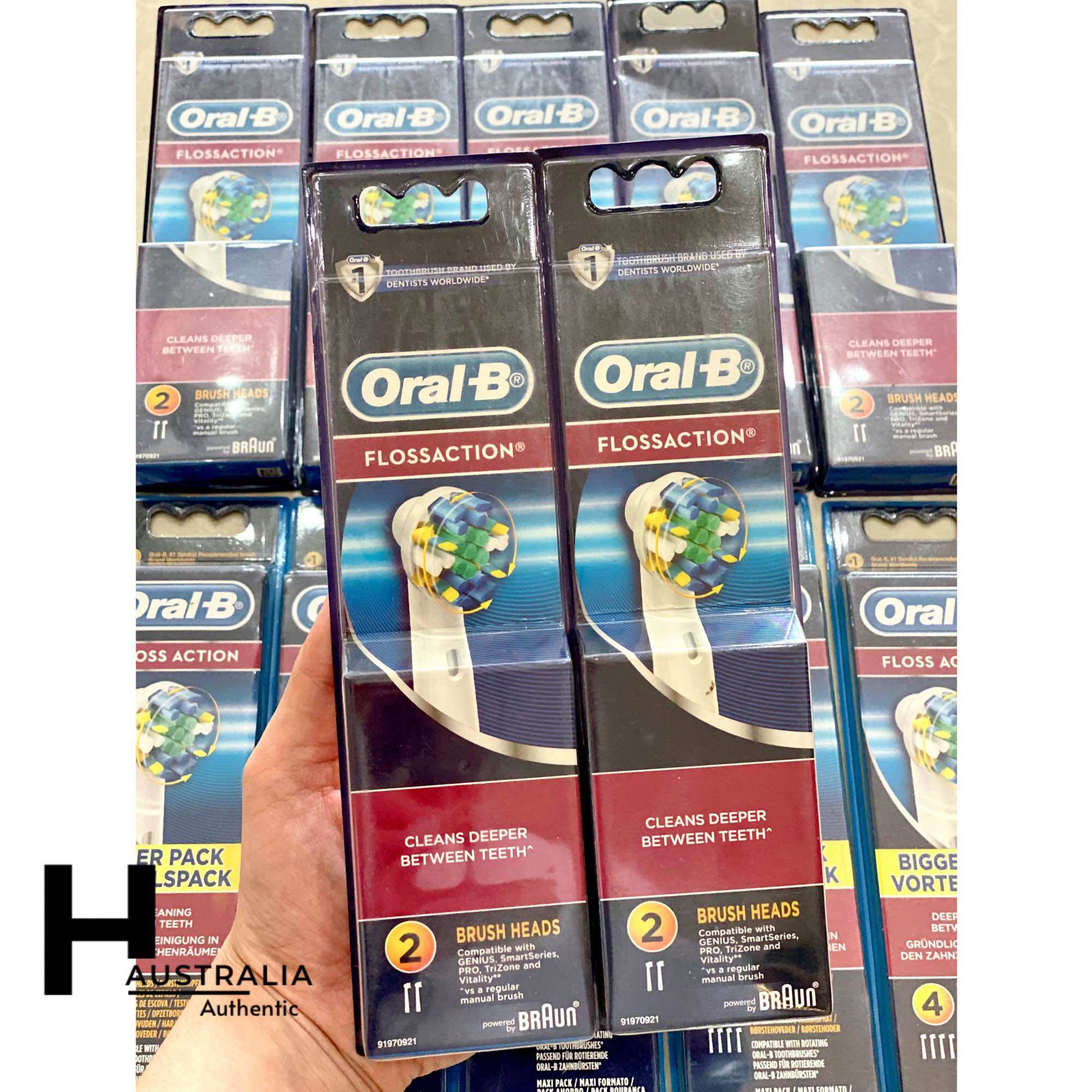 Đầu Thay Bàn Chải Oral-B FlossAction ( Set 2/4 Đầu )