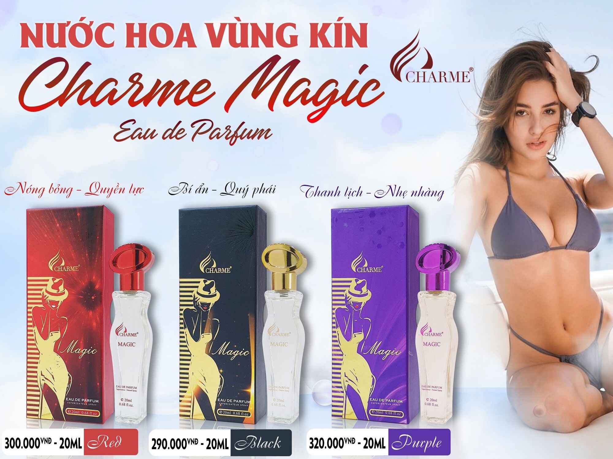 Char.Me Intimate Perfume 5ml - 20ml