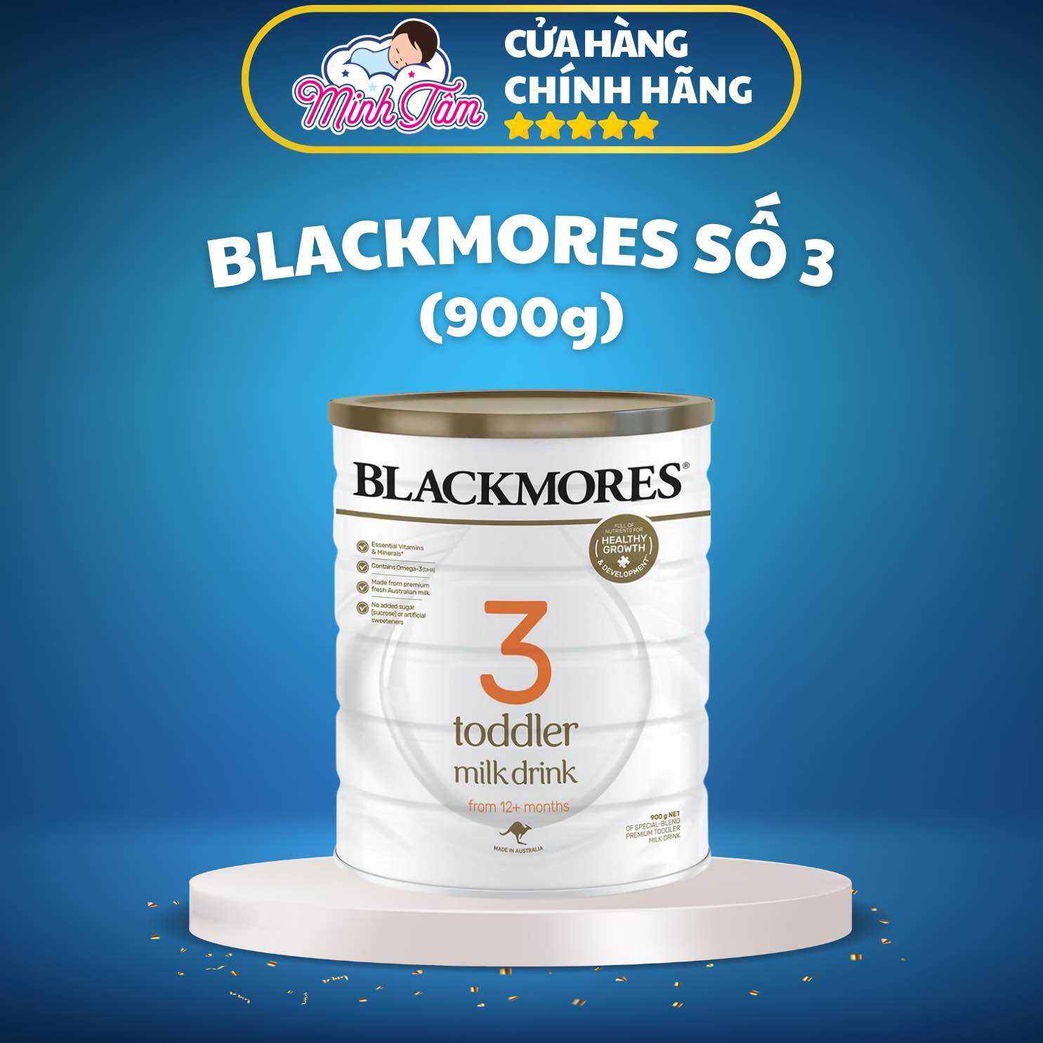 Sữa bột Blackmores số 3 (900g) có tem phụ Liên Phong