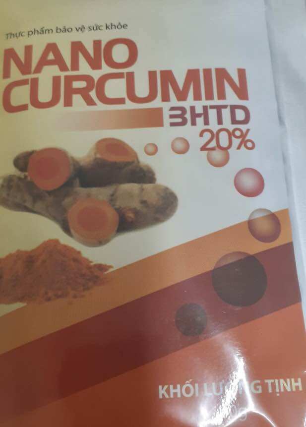Combo 2 gói Nano curcumin 3HTD 20% Viện hàn lâm date mới