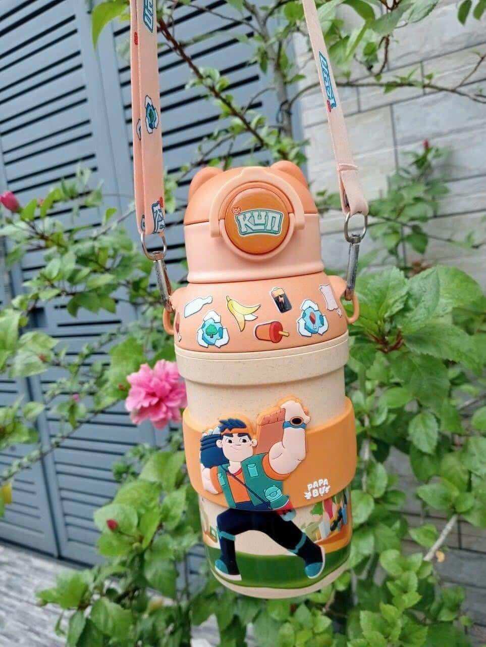 Bình nước kun vô cực nhựa lúa mạch