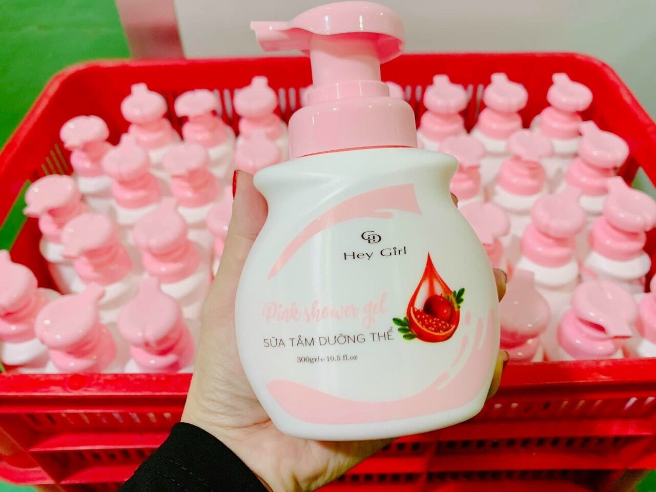 [Sữa Tắm Trắng Siêu Trắng Pink]