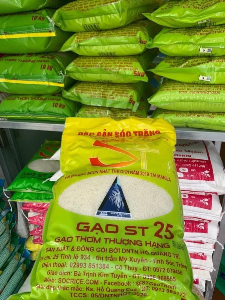 GẠO ST25 TÚI 5kg CHÍNH HÃNG