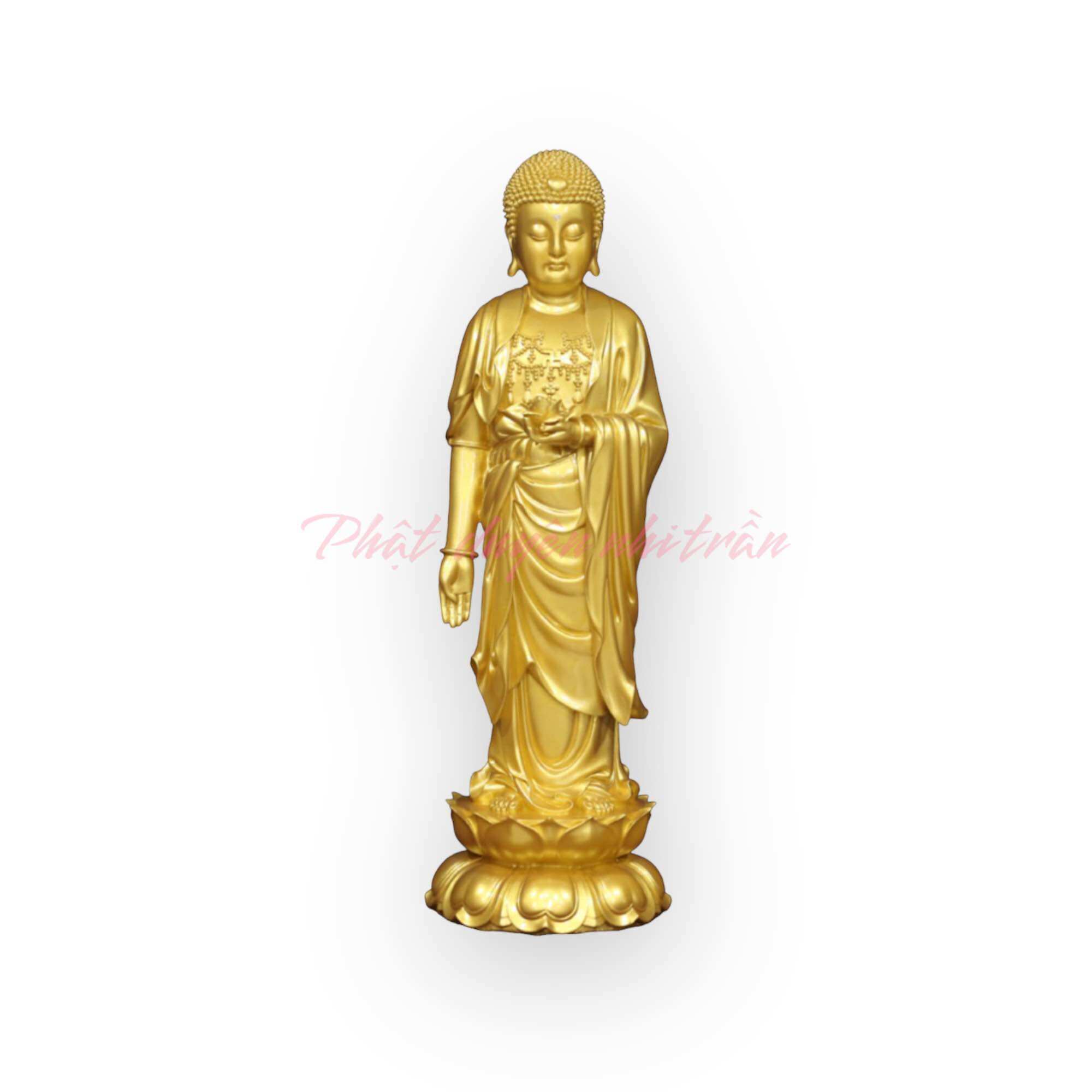 Tượng Ngài Di Đà Đứng Chiều Cao 25cm