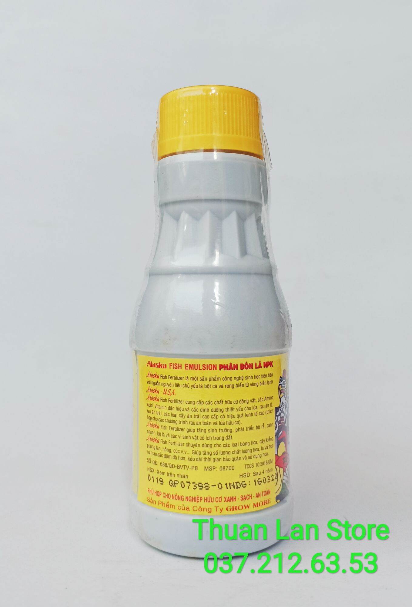 Phân Bón Alaska Cá Hữu Cơ & Tảo Biển lọ 100ml