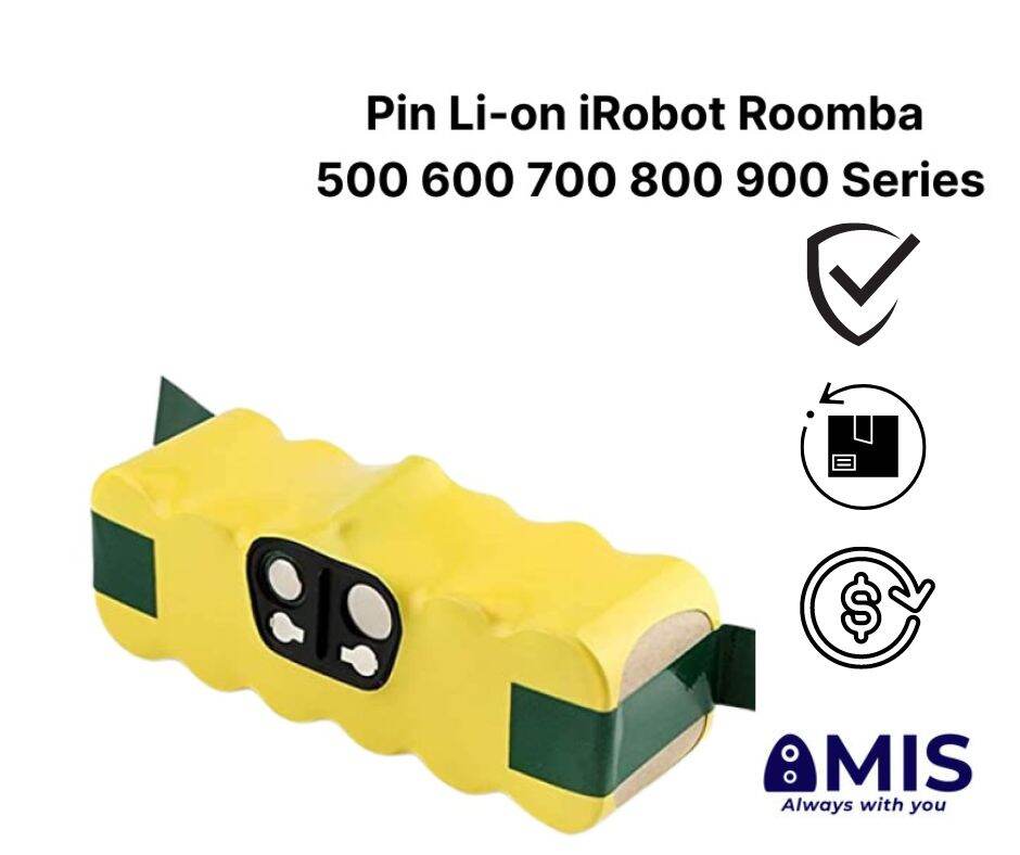 Pin thay thế cho robot hút bụi iRobot Roomba 500 600 700 800 900 Series