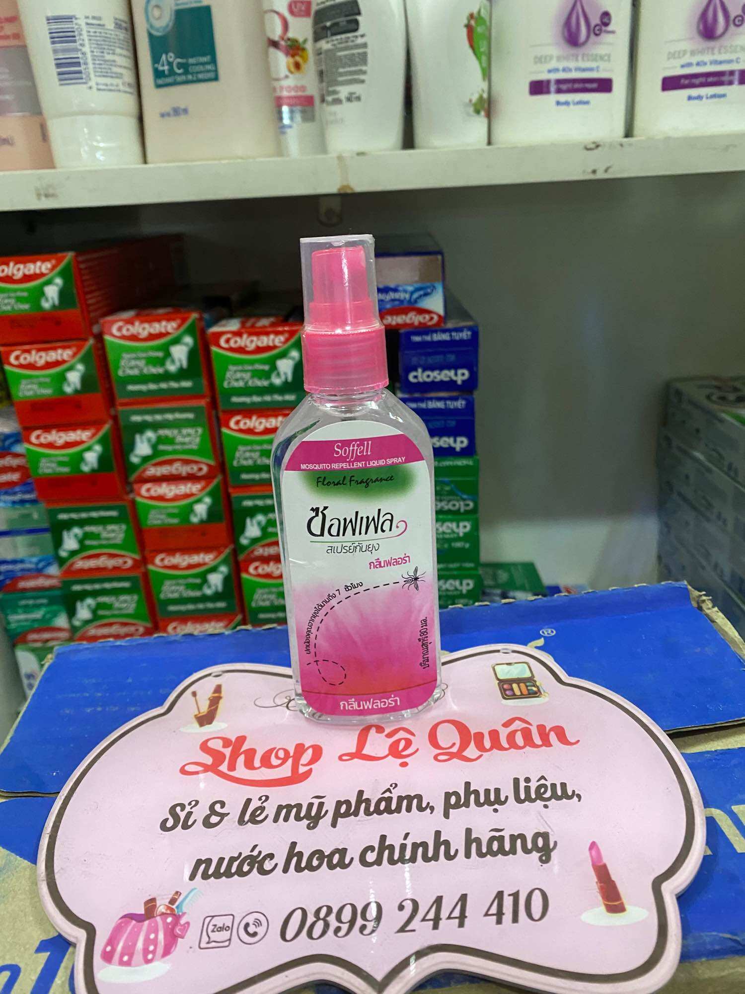 Kem bôi xịt xua muỗi côn trùng soffell mẫu mã tuỳ lô