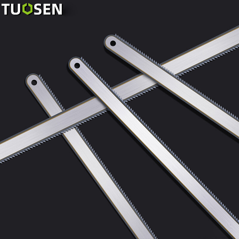 Bộ 10 lưỡi cửa sắt và cưa gỗ (5 lưỡi 18 răng và 5 lưỡi 24 răng) TUOSEN / Tuo Sen (1 cạnh)