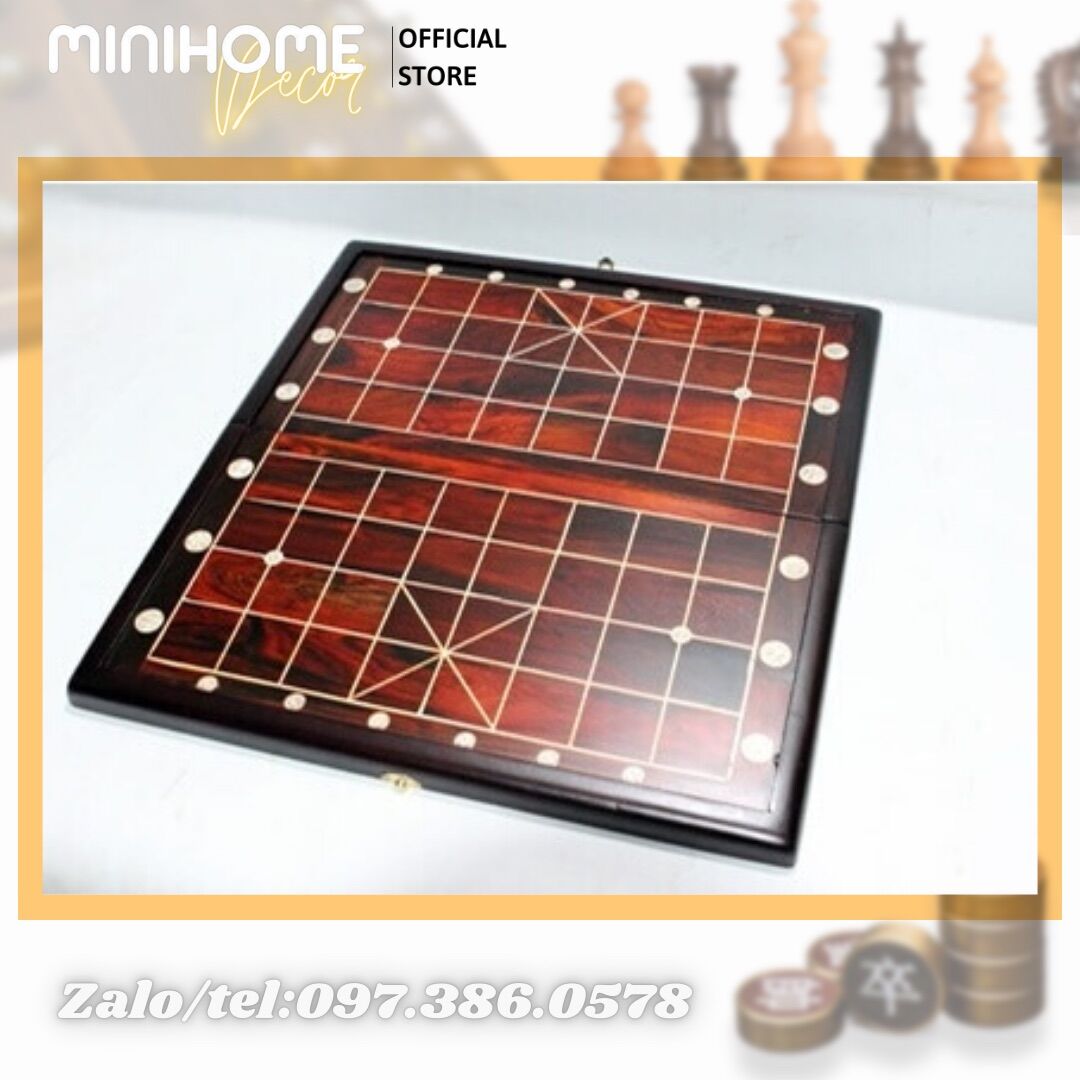 Bàn cờ tướng gỗ Trắc tự nhiên đẹp gấp gọn được , bàn cờ gỗ bàn cờ bằng gỗ